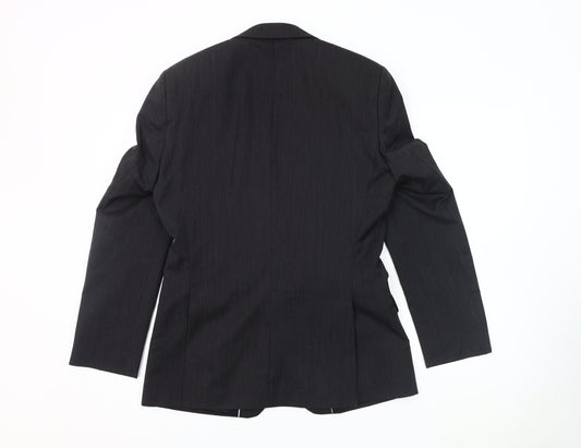 Mens UK Size 36 Jeff Banks Regular Black Suit Jacket