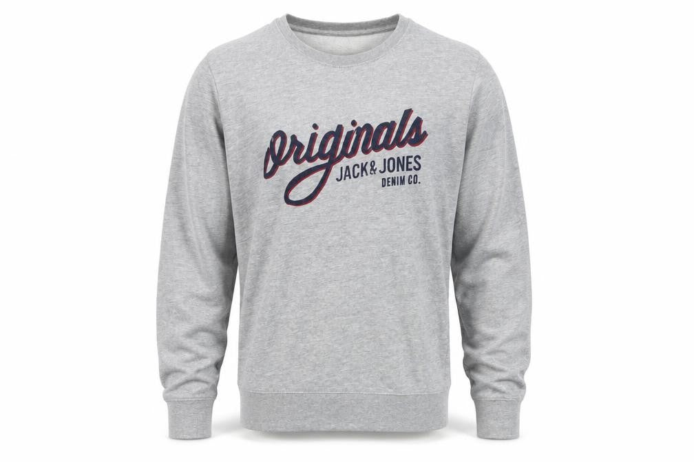 Mens UK Size S JACK & JONES Grey Pullover Sweatshirt