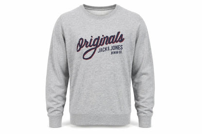 Mens UK Size S JACK & JONES Grey Pullover Sweatshirt