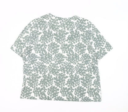Womens UK Size 16 Eastex Green Basic T-Shirt