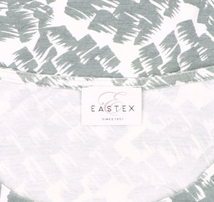 Womens UK Size 16 Eastex Green Basic T-Shirt