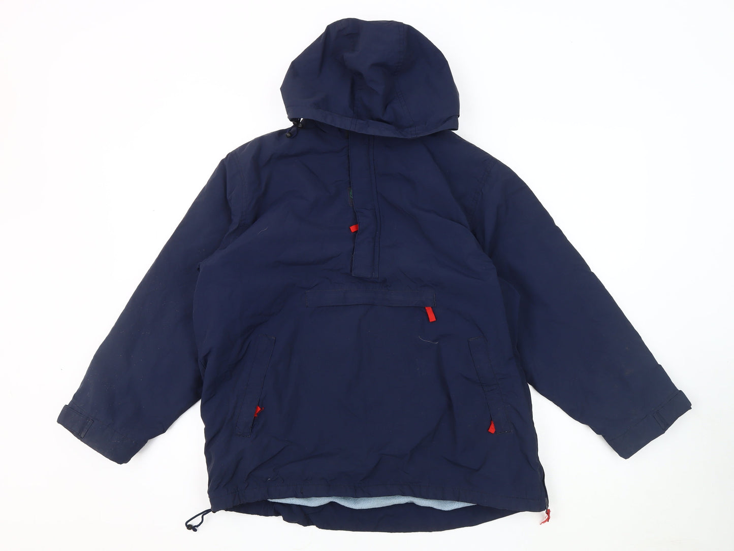 Mini Boden Boys Blue Pullover Hoodie 11-12 Years Lined