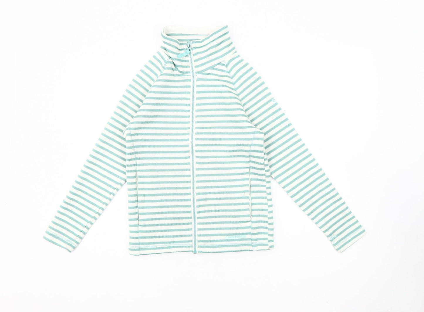 Craghoppers Girls Green Striped Jacket 9-10 Years