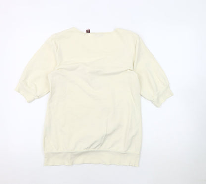 Womens UK Size 10 Ted Baker Ivory Basic Blouse