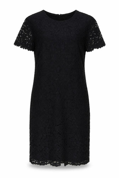 Alexon Women's Black Lace Sheath Dress Size 12