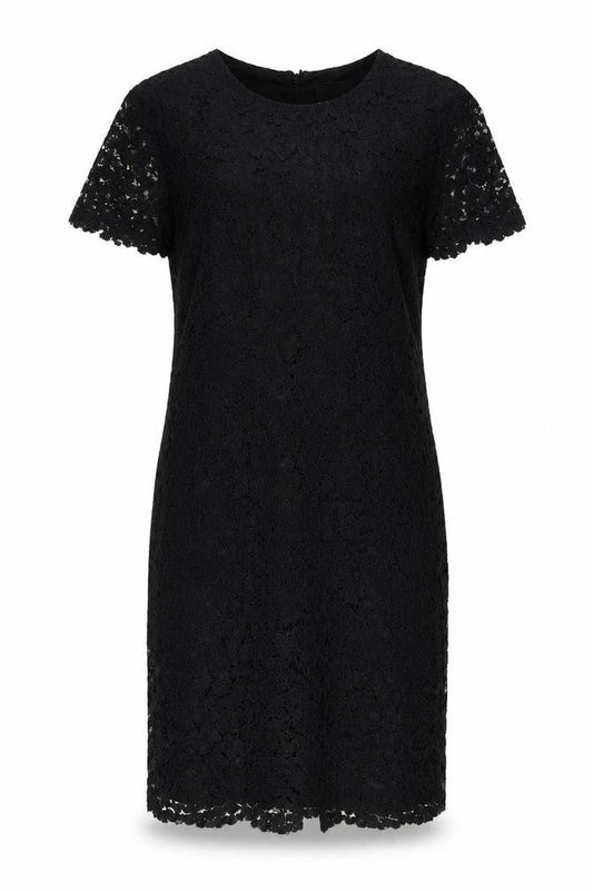 Alexon Women's Black Lace Sheath Dress Size 12