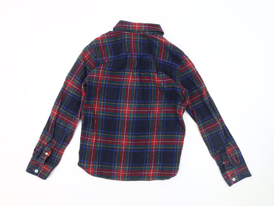 Jack Wills Women’s Plaid Button-Up Shirt, Multicoloured, Size 8