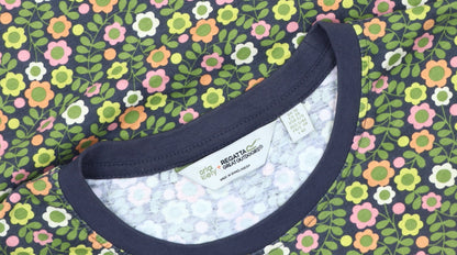 Womens UK Size 10 Regatta Multicoloured Basic T-Shirt