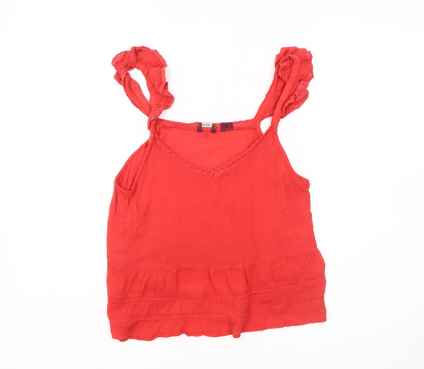 Womens UK Size 12 Superdry Red Camisole Tank