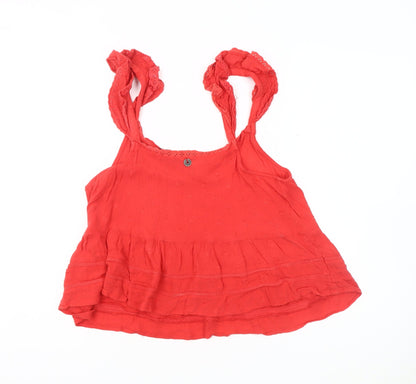 Womens UK Size 12 Superdry Red Camisole Tank