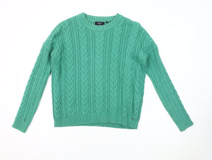 Womens UK Size 6 Superdry Green Pullover Jumper