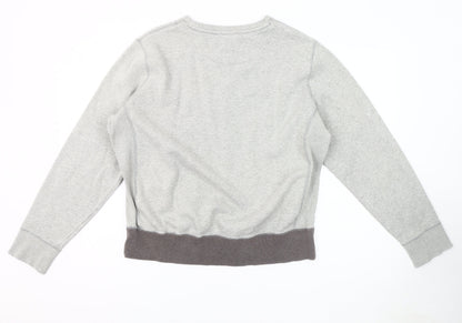 Mens UK Size L Nike Grey Pullover Sweatshirt