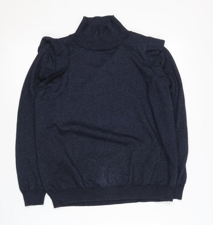 Womens UK Size XL Dunnes Blue Pullover Jumper