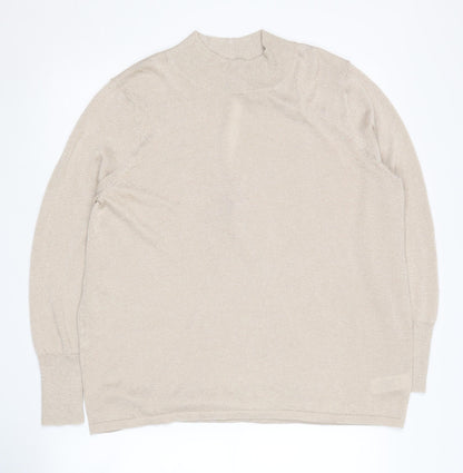 Womens UK Size 20 NEXT Beige Pullover Jumper