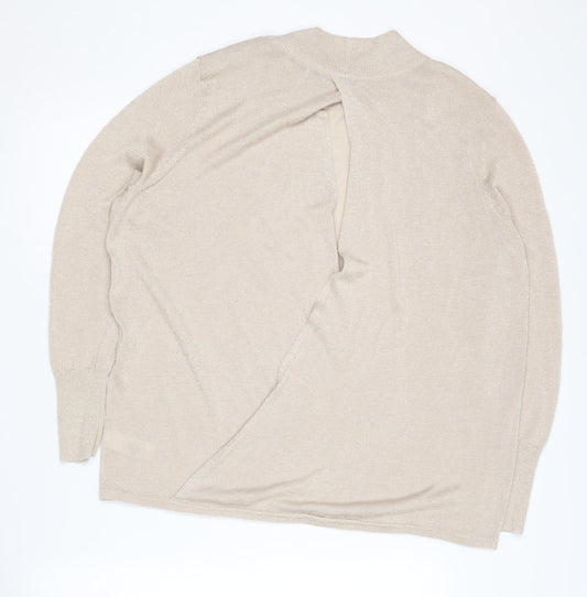 Womens UK Size 20 NEXT Beige Pullover Jumper