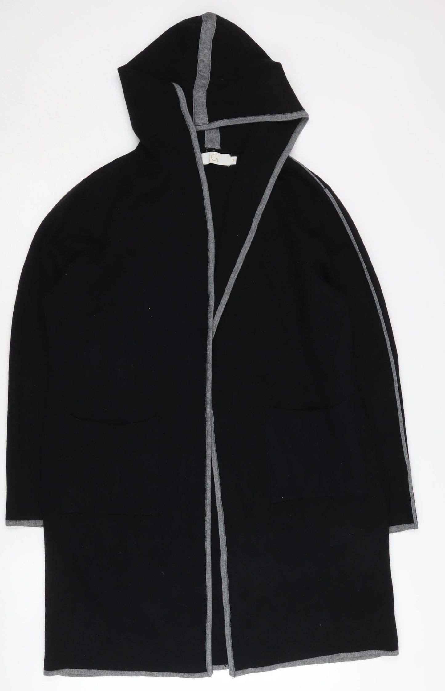 Womens UK Size M JCL Black Overcoat
