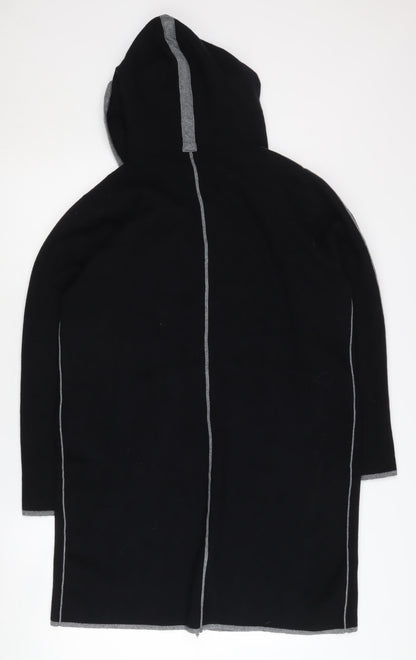 Womens UK Size M JCL Black Overcoat
