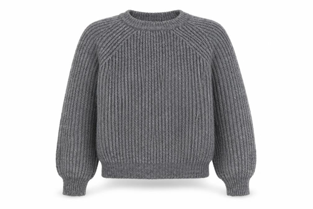 Womens UK Size S Zara Knit Grey Pullover Jumper