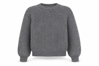 Womens UK Size S Zara Knit Grey Pullover Jumper