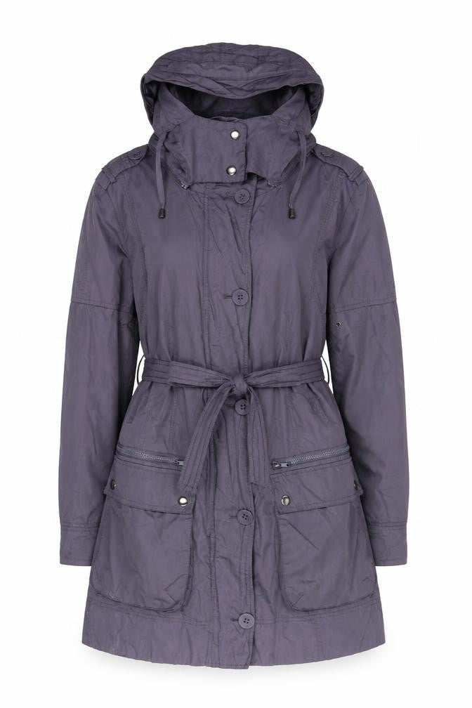 Womens UK Size M Marks and Spencer Purple Parka Coat