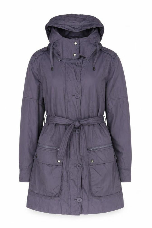 Womens UK Size M Marks and Spencer Purple Parka Coat
