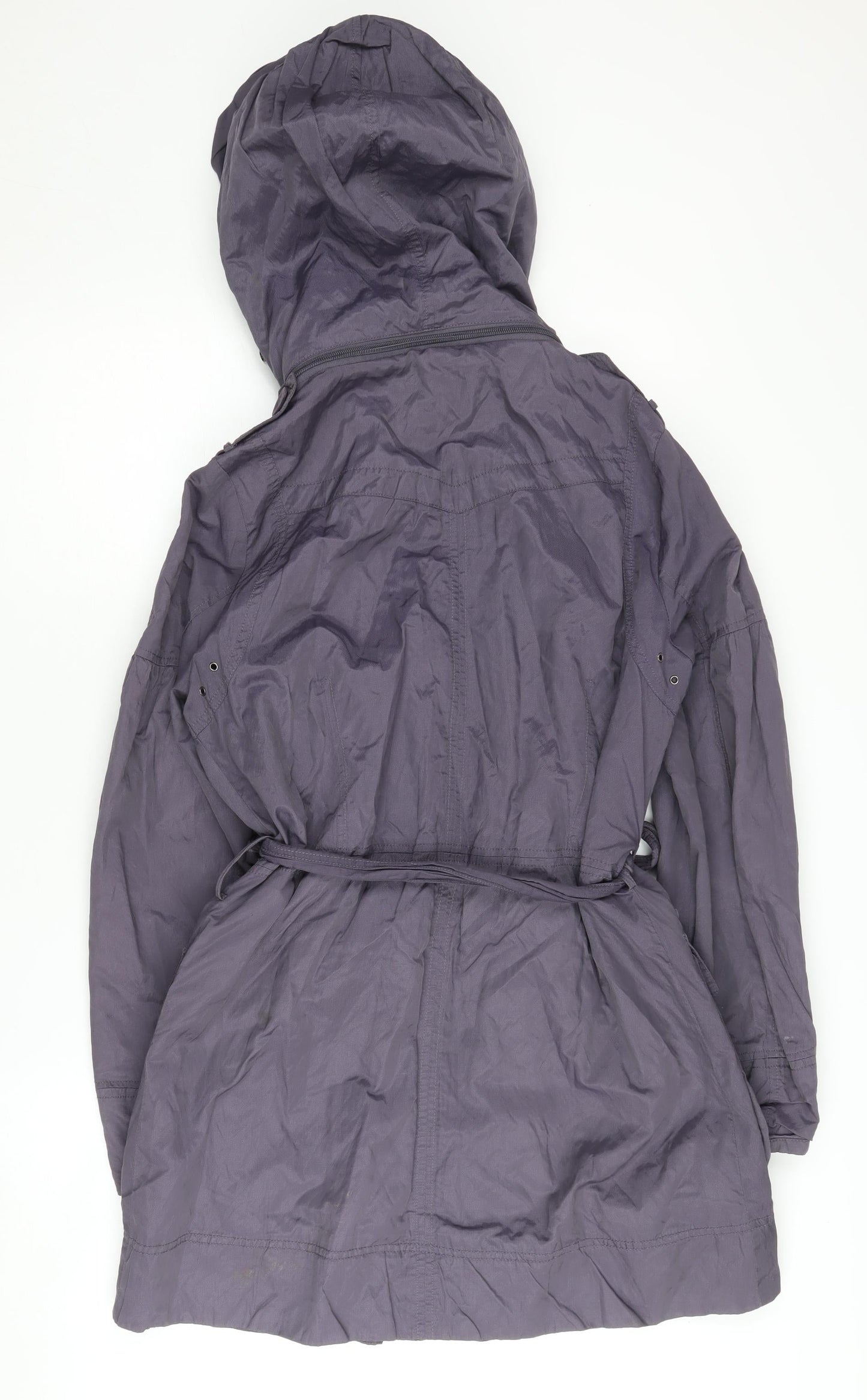 Womens UK Size M Marks and Spencer Purple Parka Coat