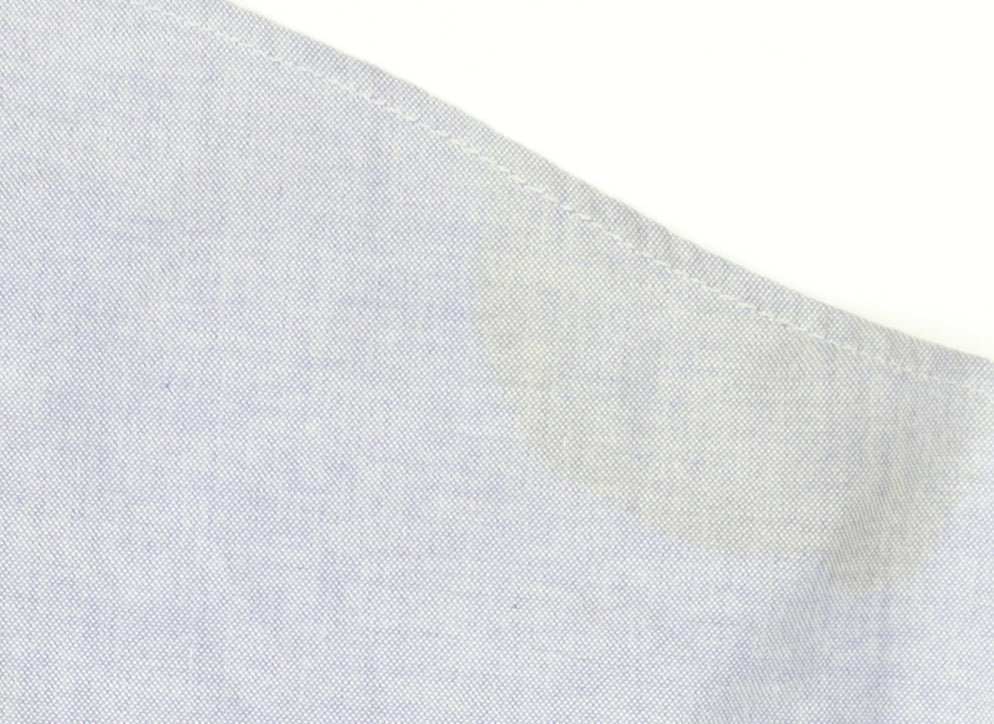 River Island Men's Blue Colourblock Casual Shirt L