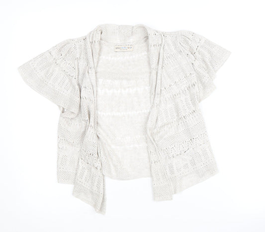 Womens UK Size 8 Marks and Spencer Beige Cardigan Jumper