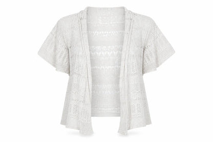 Womens UK Size 8 Marks and Spencer Beige Cardigan Jumper