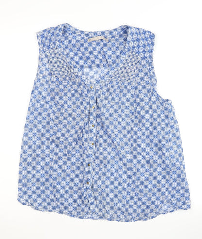 Womens UK Size 12 Sfera Blue Basic Tank