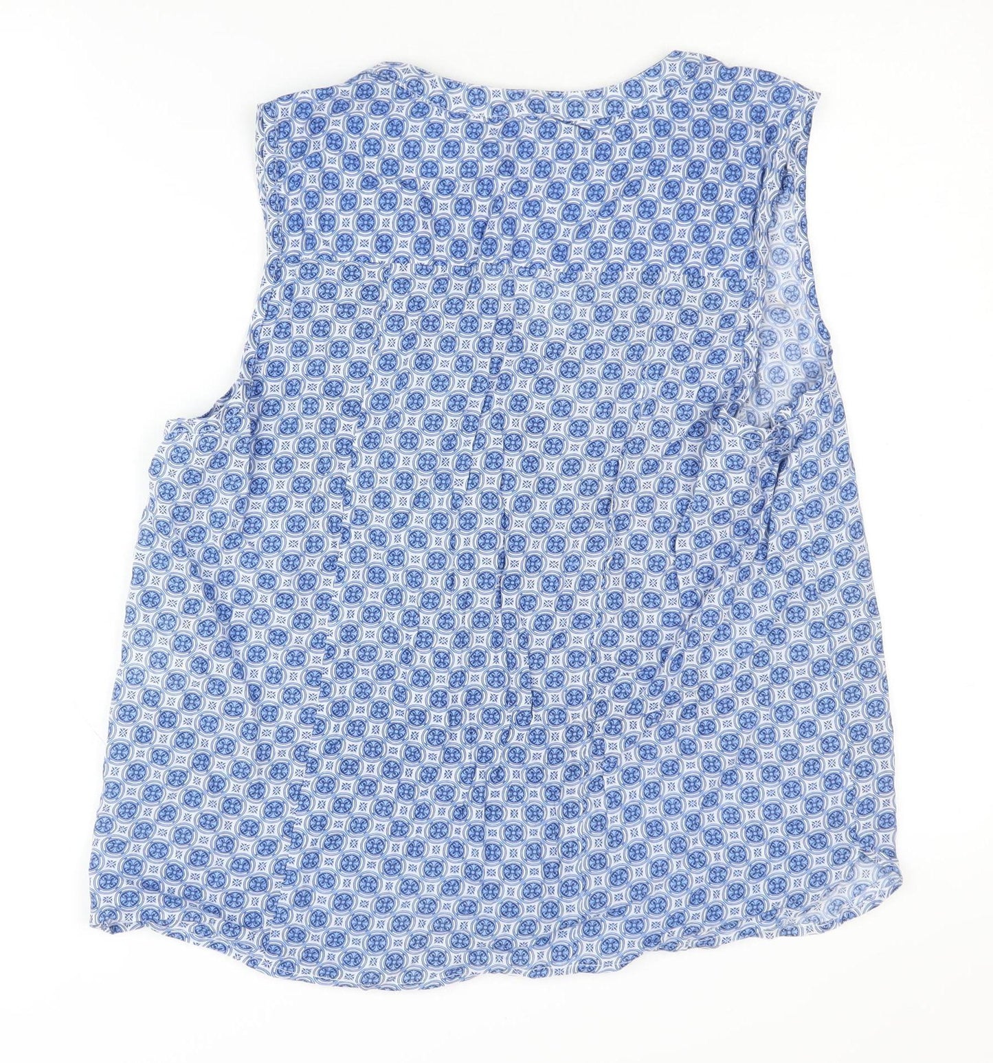 Womens UK Size 12 Sfera Blue Basic Tank