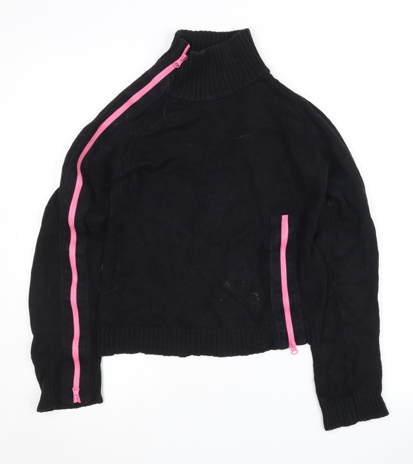 Womens UK Size 12 Zara Black Pullover Jumper