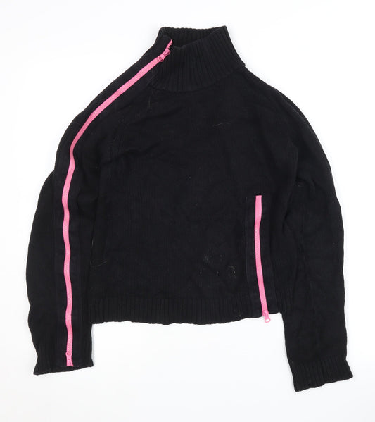 Womens UK Size 12 Zara Black Pullover Jumper