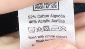 Topman Men's Black/Blue Striped Pullover Jumper, M