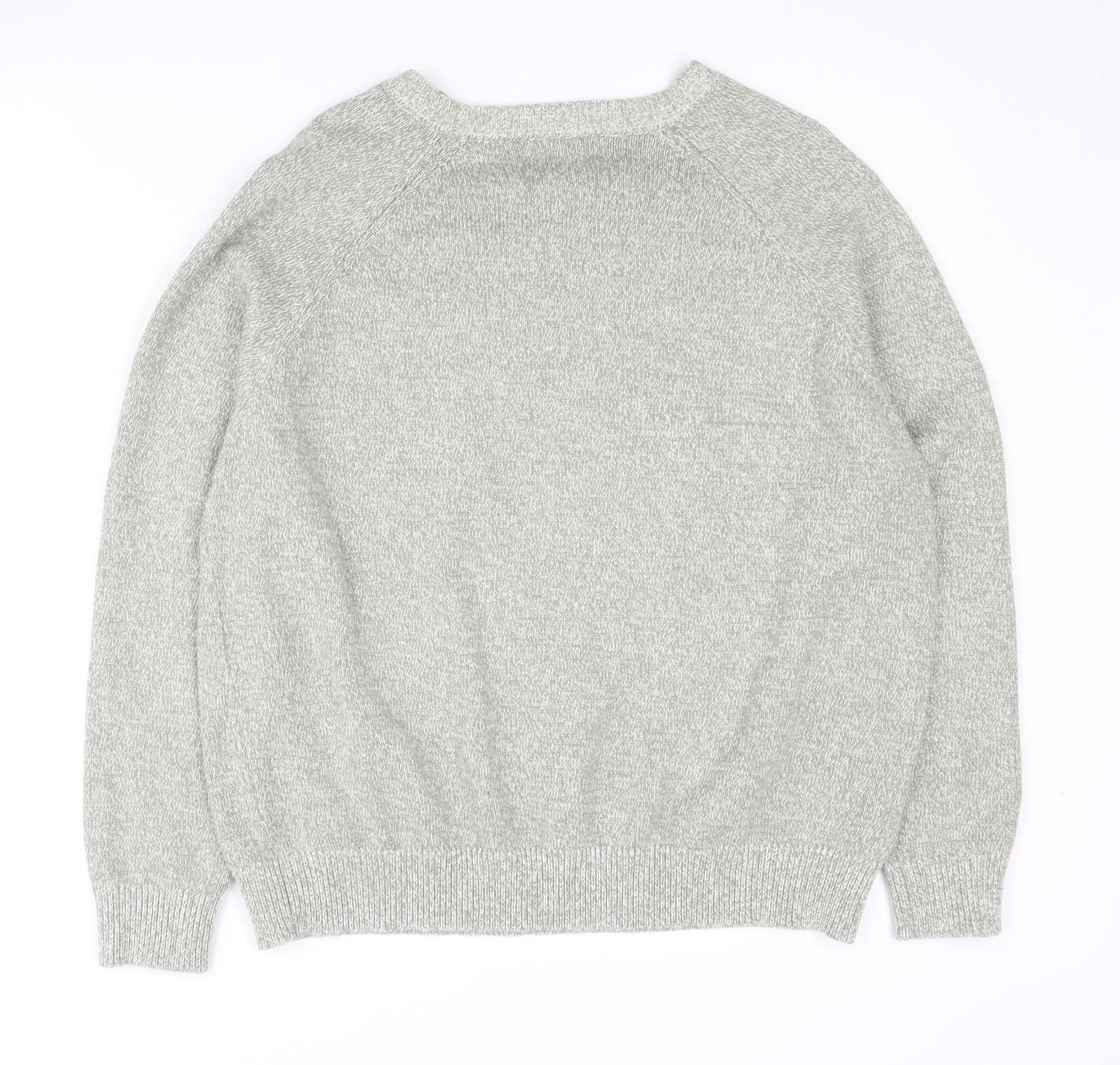 Womens UK Size L Marks and Spencer Green Pullover Jumper
