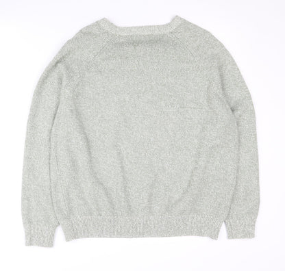 Womens UK Size L Marks and Spencer Green Pullover Jumper
