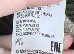 Womens UK Size M Marks and Spencer Multicoloured Jumper Jumper