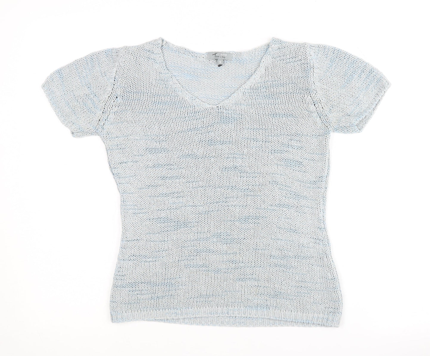 Womens UK Size S Per Una Blue Pullover Jumper