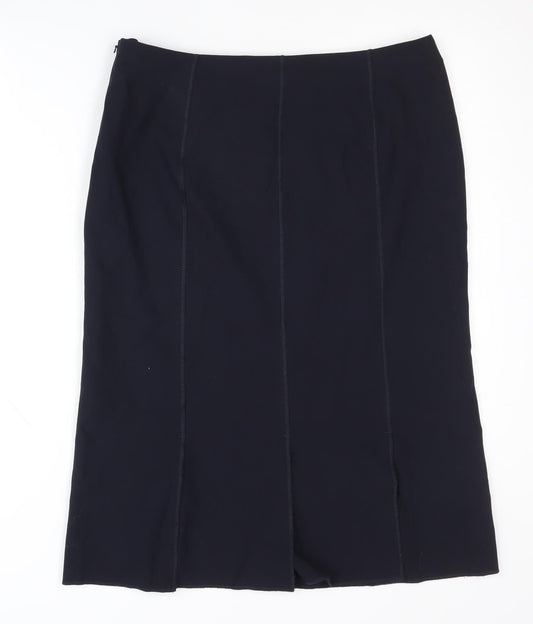 Marks and Spencer Women's Black Midi Pencil Skirt Size 14