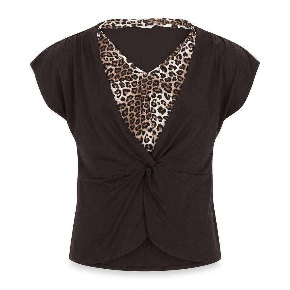 Marks and Spencer Women's Brown Wrap Top UK 16