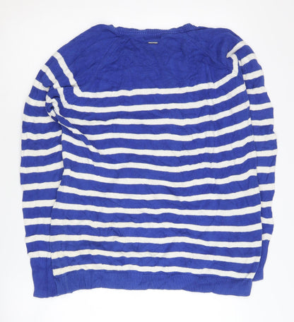 Womens UK Size XL Nautica Blue Pullover Jumper