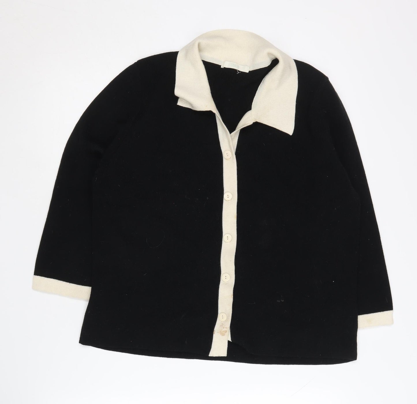 Womens UK Size 8 Marks and Spencer Black Cardigan Jumper