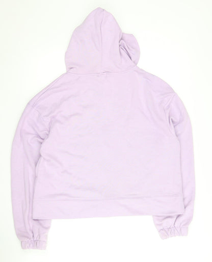 Stradivarius Women's Purple Full Zip Hoodie Size 12
