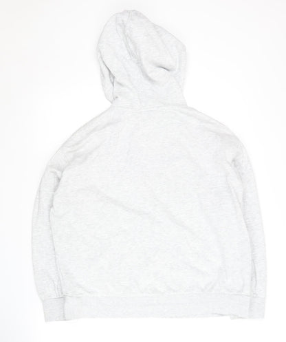 Grey Hooded Running Hoodie - Unisex M