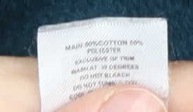 Boohoo Unisex Blue Pullover Hoodie L