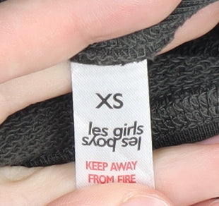 Les Girls Les Boys Unisex Black XS Hoodie Pullover