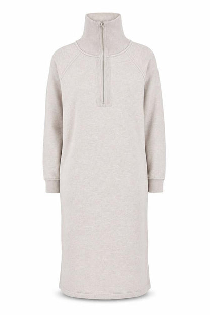 Next Women Beige Knit Dress M Size with High Neck