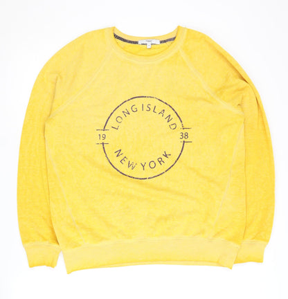Womens UK Size M NEXT Yellow Sweatshirt Sweatshirt