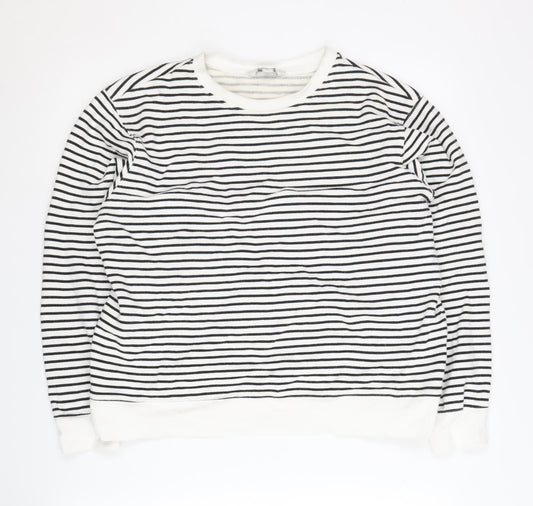 Womens UK Size M Marks and Spencer Black Pullover Sweatshirt