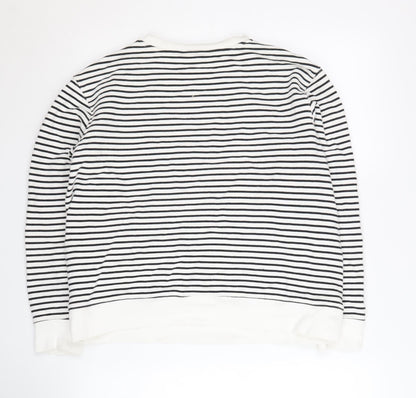 Womens UK Size M Marks and Spencer Black Pullover Sweatshirt